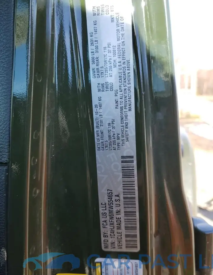 1C4HJXFN6MW554657# 14