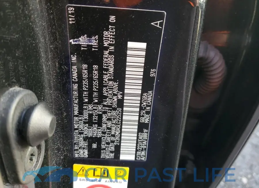 2T2HZMDA5LC225250# 14