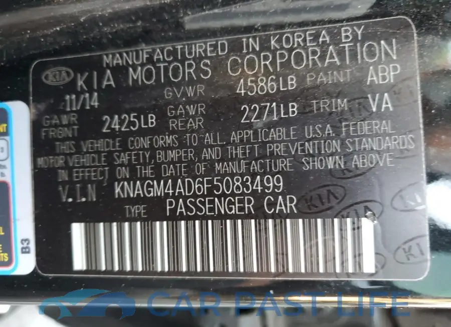 KNAGM4AD6F5083499# 12