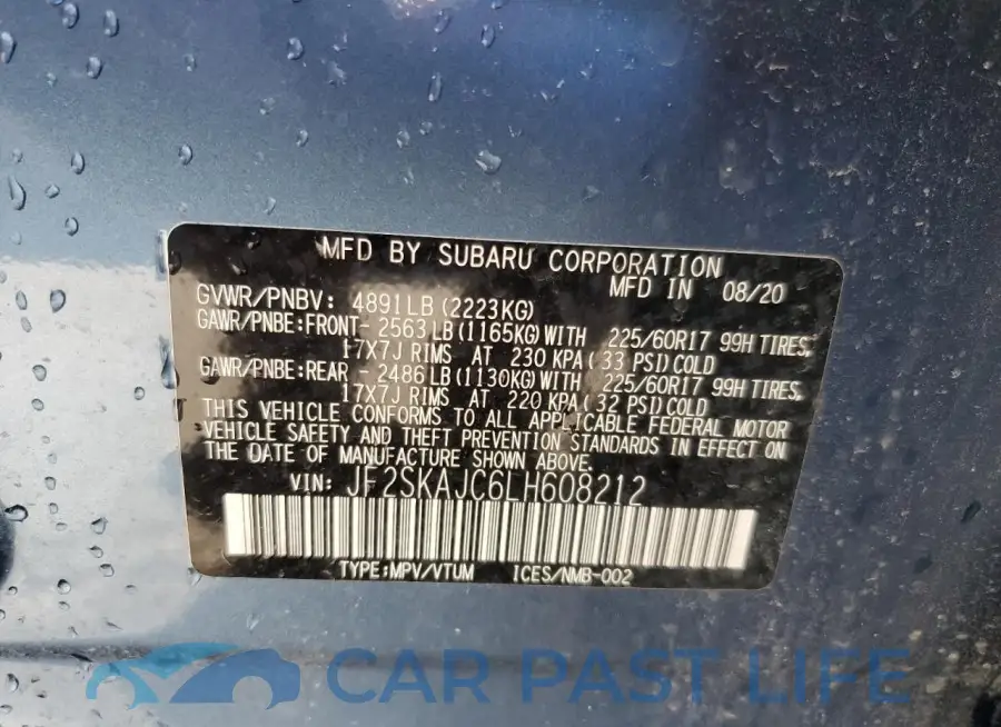 JF2SKAJC6LH608212# 14