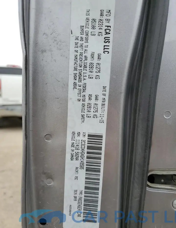 2C3CDXHGXGH149585# 12