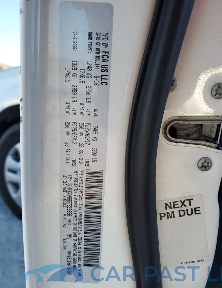 3C4PDCAB6GT222656# 13