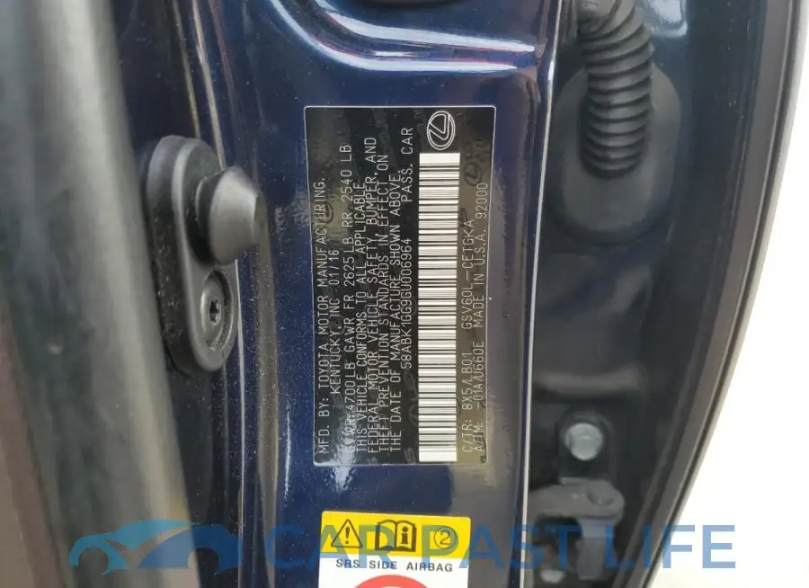 58ABK1GG9GU006964# 12