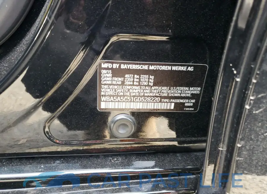 WBA5A5C51GD528220# 14
