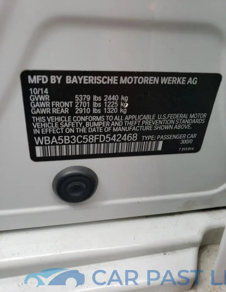 WBA5B3C58FD542468# 12