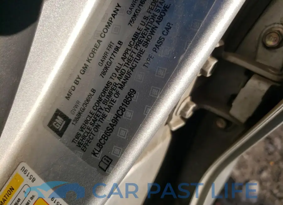 KL8CB6SA9HC818569# 13