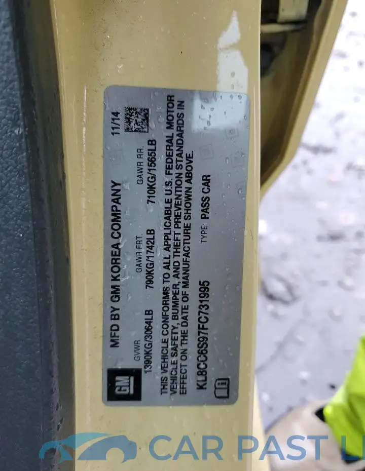 KL8CC6S97FC731995# 13