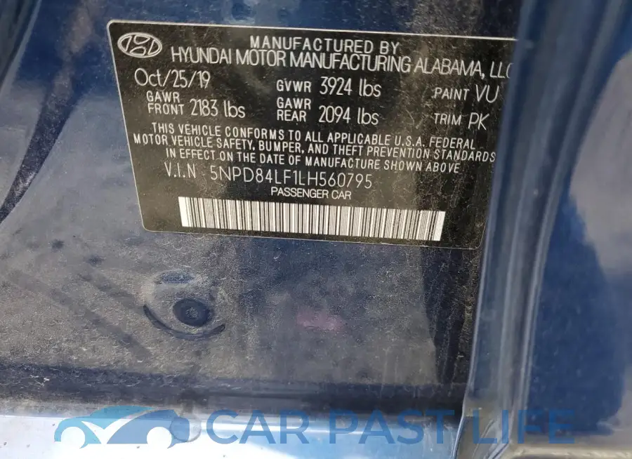 5NPD84LF1LH560795# 12