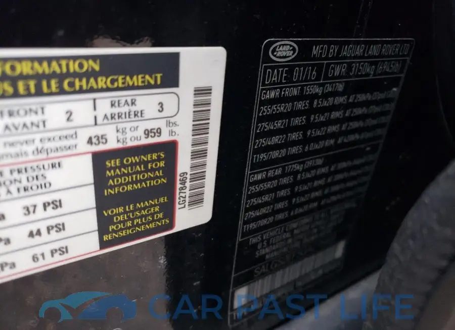 SALGS2EF5GA278469# 13