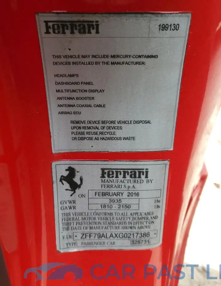 ZFF79ALAXG0217386# 12