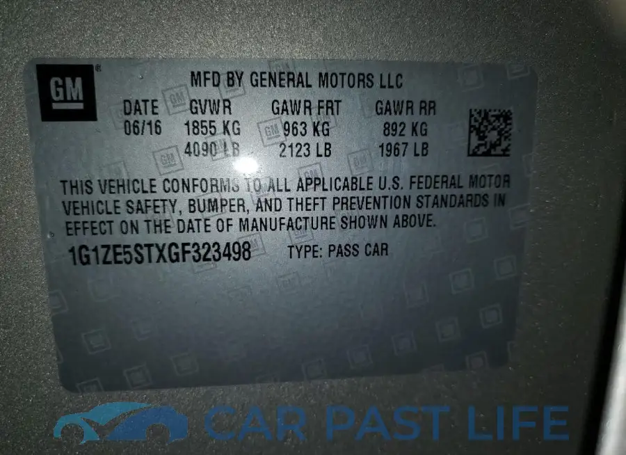 1G1ZE5STXGF323498# 12