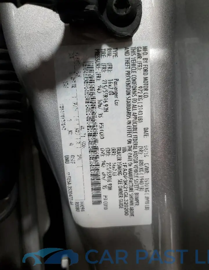 1FADP3K21GL320200# 12