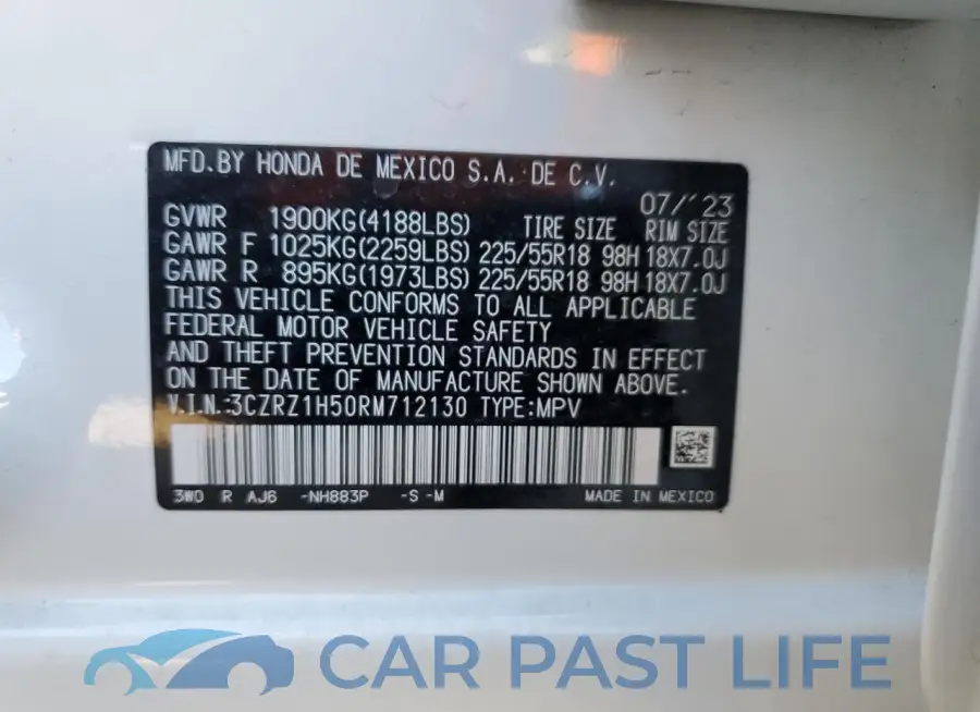 3CZRZ1H50RM712130# 13