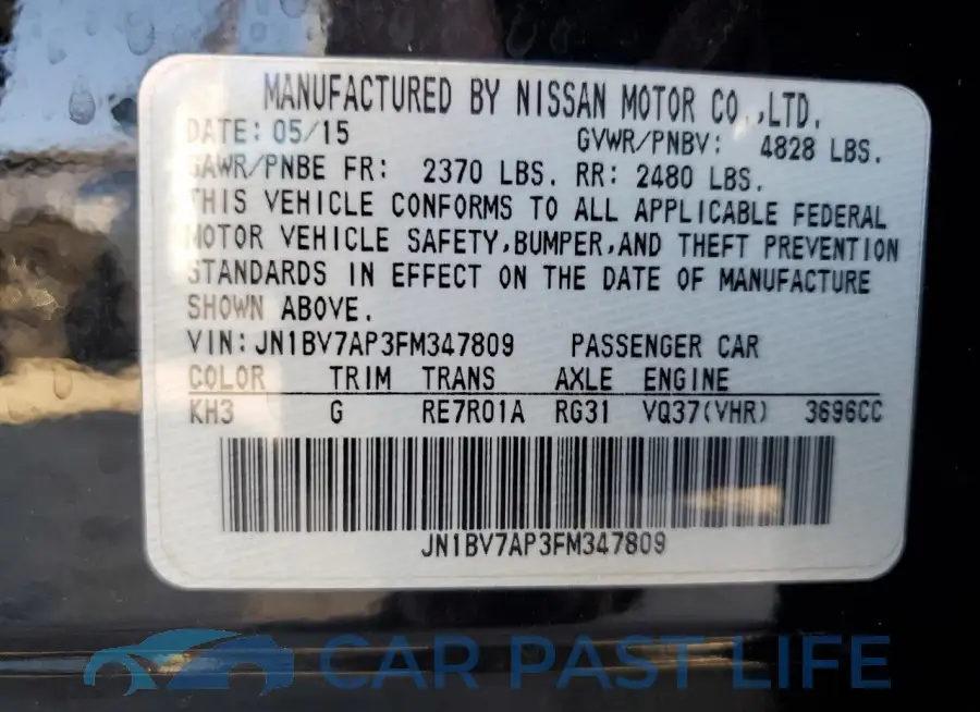 JN1BV7AP3FM347809# 12