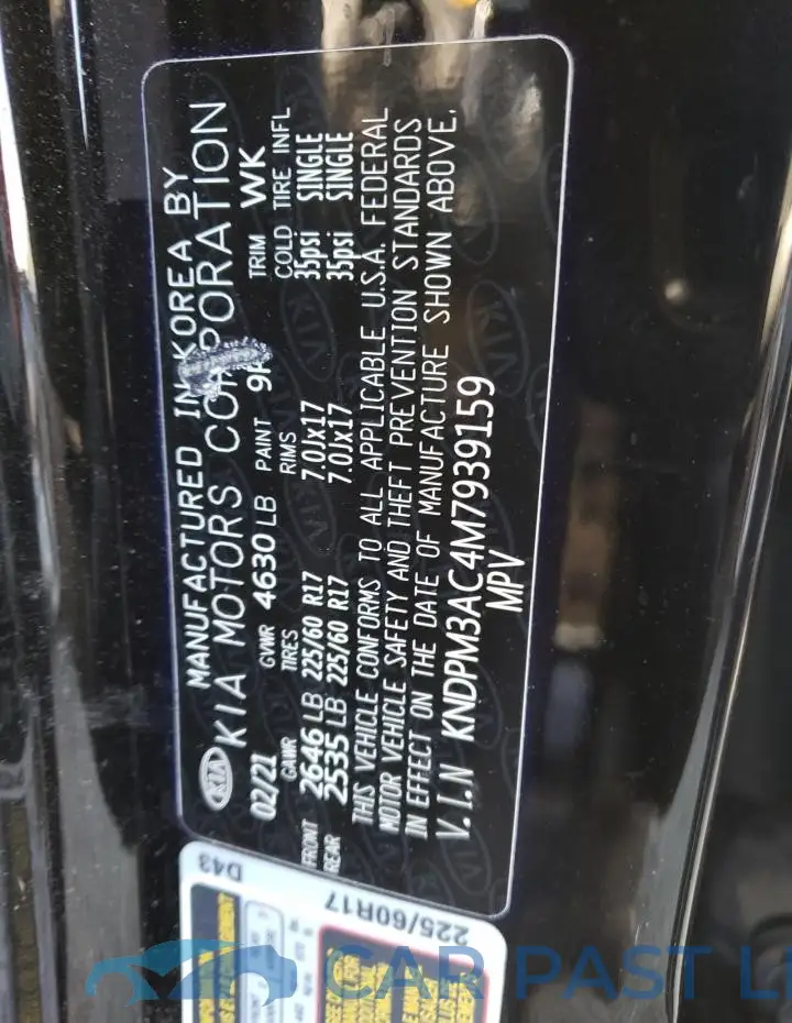 KNDPM3AC4M7939159# 13