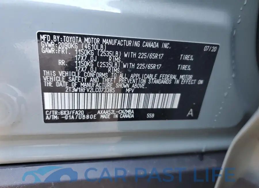 2T3W1RFV2LC073385# 14