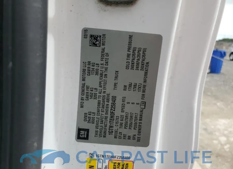 1GTN1TEH0FZ258400# 12
