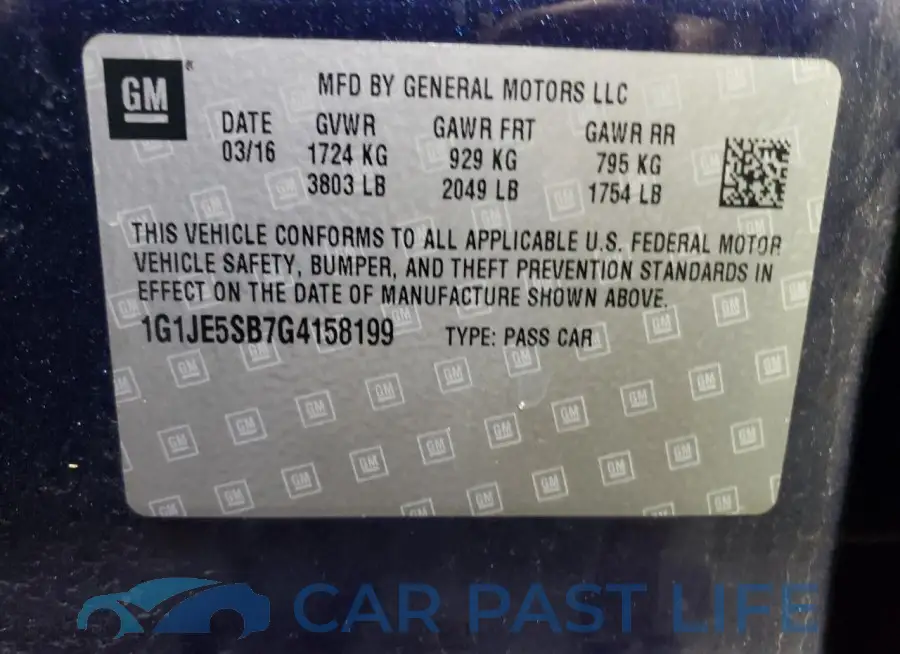 1G1JE5SB7G4158199# 12