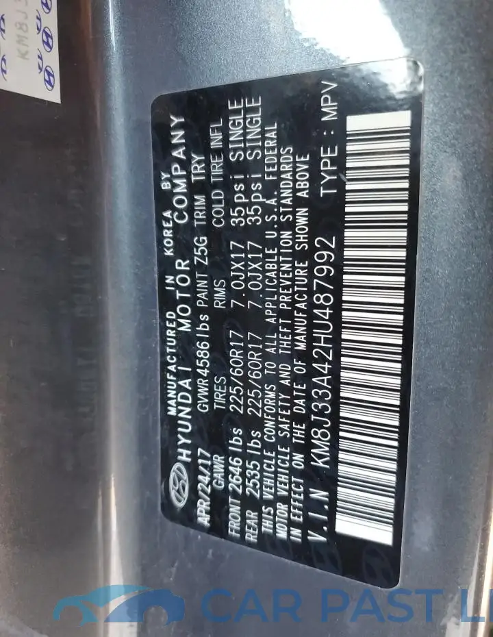 KM8J33A42HU487992# 12