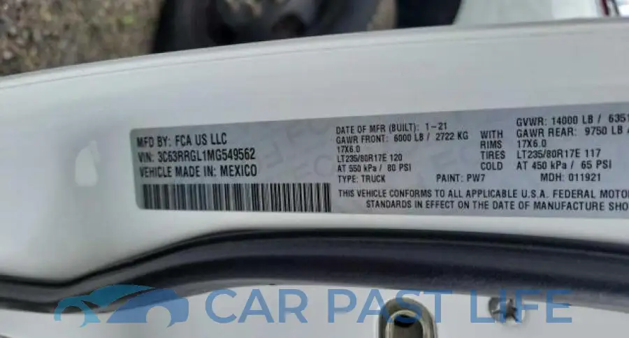 3C63RRGL1MG549562# 10