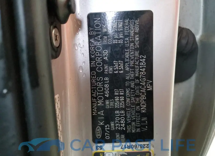 KNDPBCAC4G7841842# 13