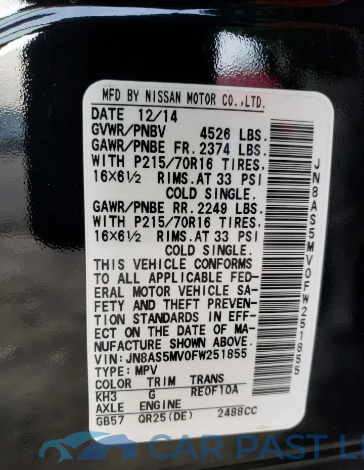 JN8AS5MV0FW251855# 14