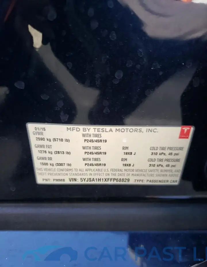 5YJSA1H1XFFP68829# 12