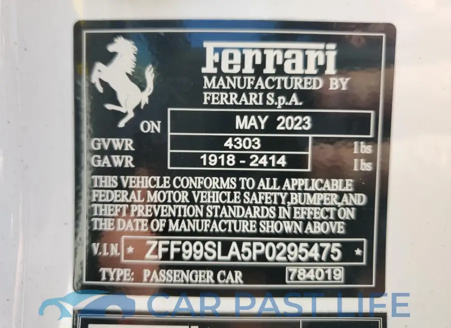 ZFF99SLA5P0295475# 13