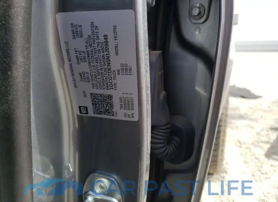 1GCGTDEN5N1209849# 12