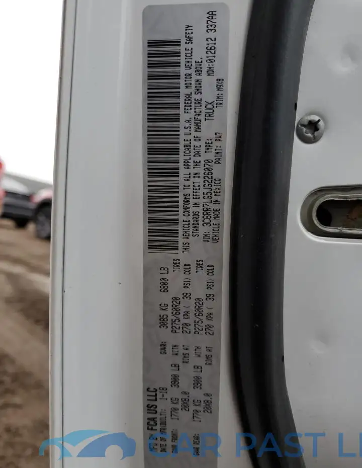 3C6RR7LG5JG226070# 13