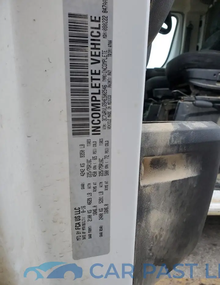 3C7WRVLG5HE502546# 13