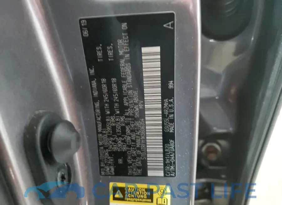 5TDJZRFH1KS606354# 14