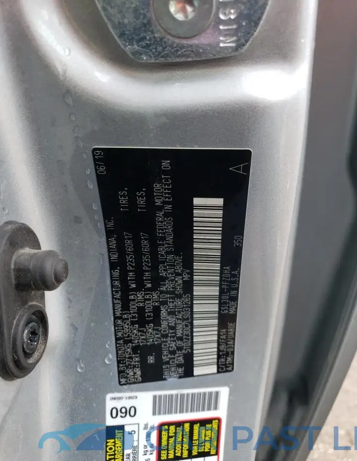 5TDZZ3DC7LS031265# 13