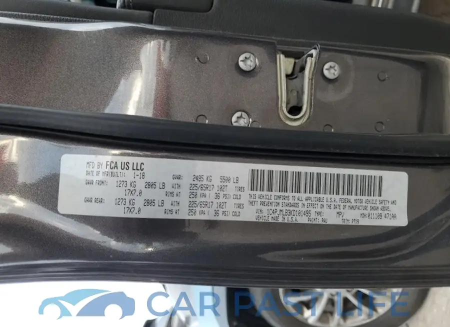 1C4PJMLB3KD101495# 14