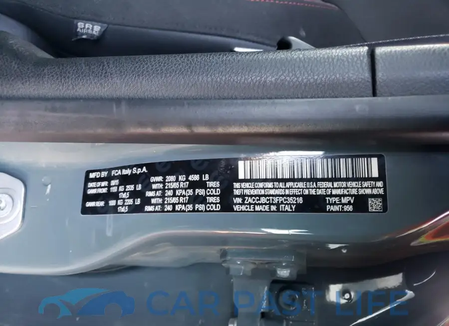 ZACCJBCT3FPC35216# 13