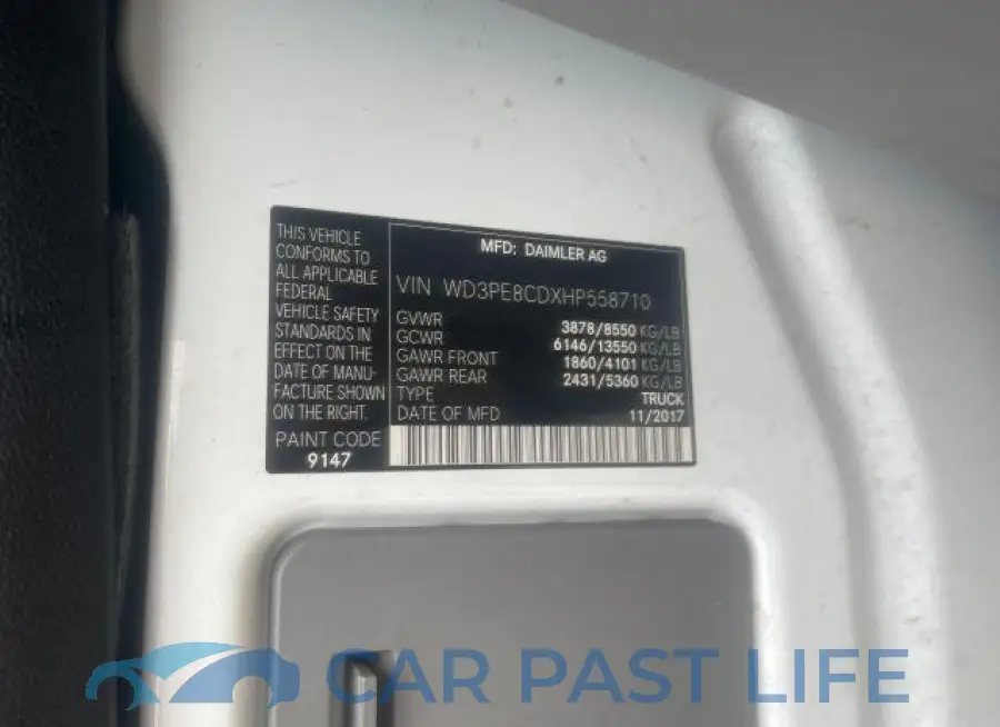 WD3PE8CDXHP558710# 10