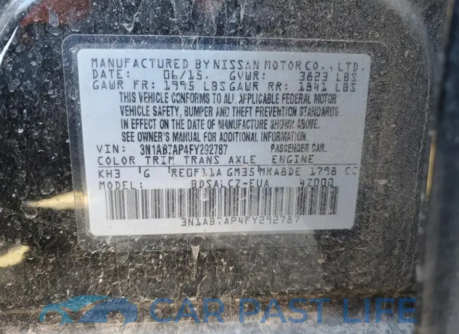 3N1AB7AP4FY292787# 12