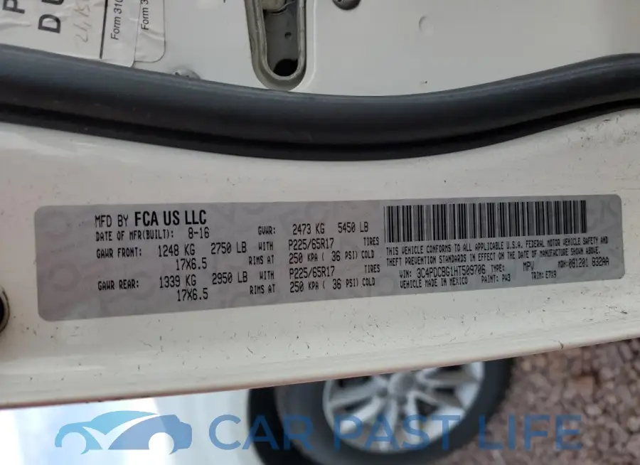 3C4PDCBG1HT509706# 13