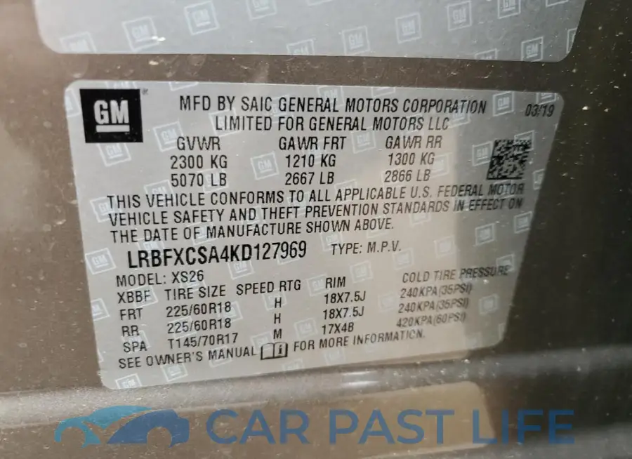 LRBFXCSA4KD127969# 14