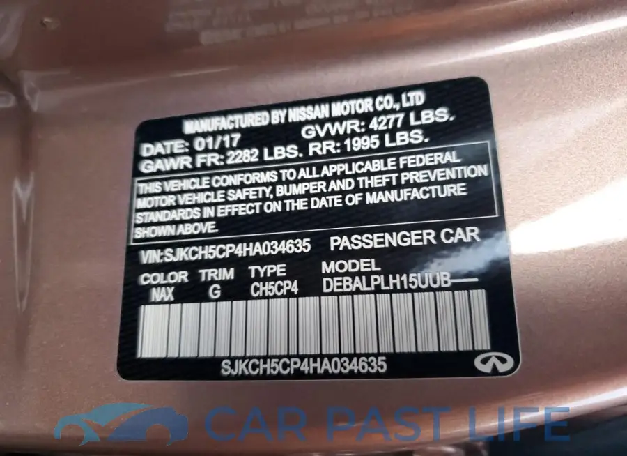 SJKCH5CP4HA034635# 12