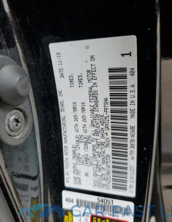 5TFAZ5CN8KX075330# 13
