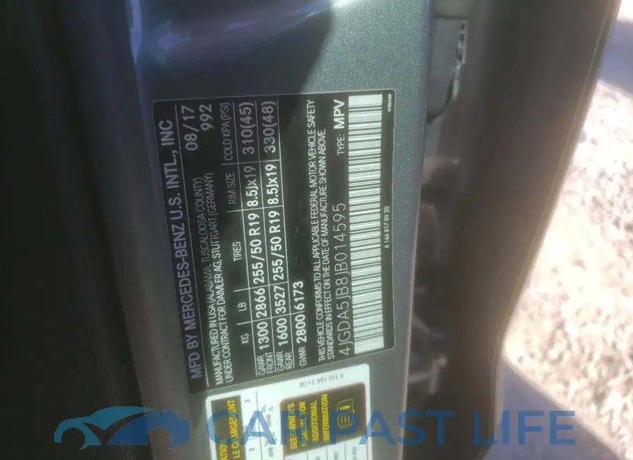 4JGDA5JB8JB014595# 12