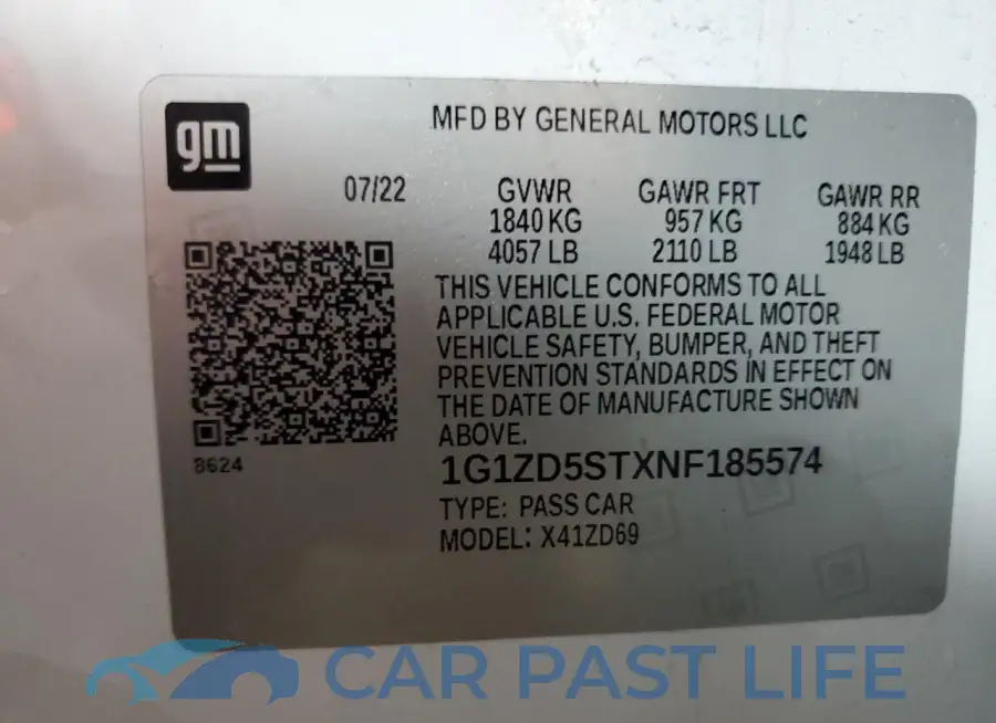 1G1ZD5STXNF185574# 12