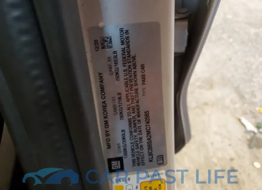 KL8CB6SA2MC740565# 13