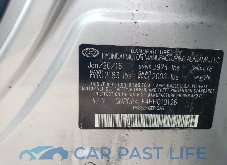 5NPD84LF4HH010126# 12