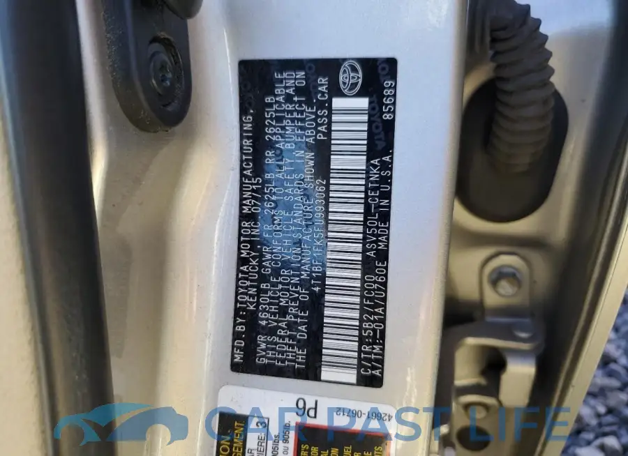 4T1BF1FK5FU993062# 13