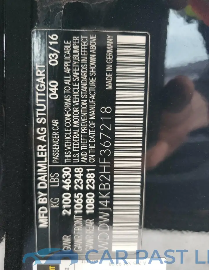 WDDWJ4KB2HF367218# 12