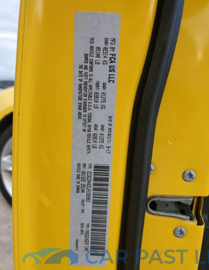 2C3CDXHG3JH156983# 13