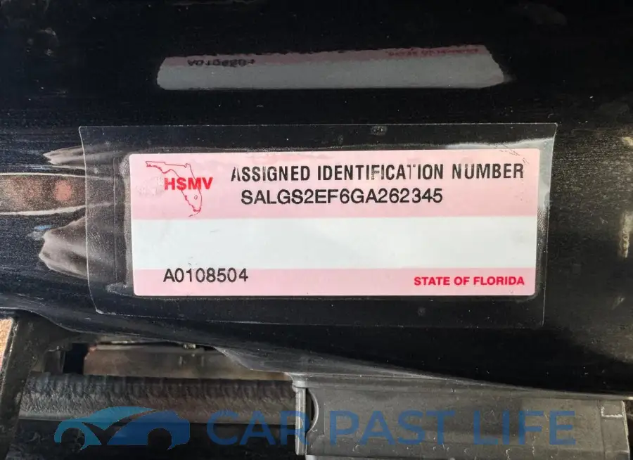 SALGS2EF6GA262345# 15