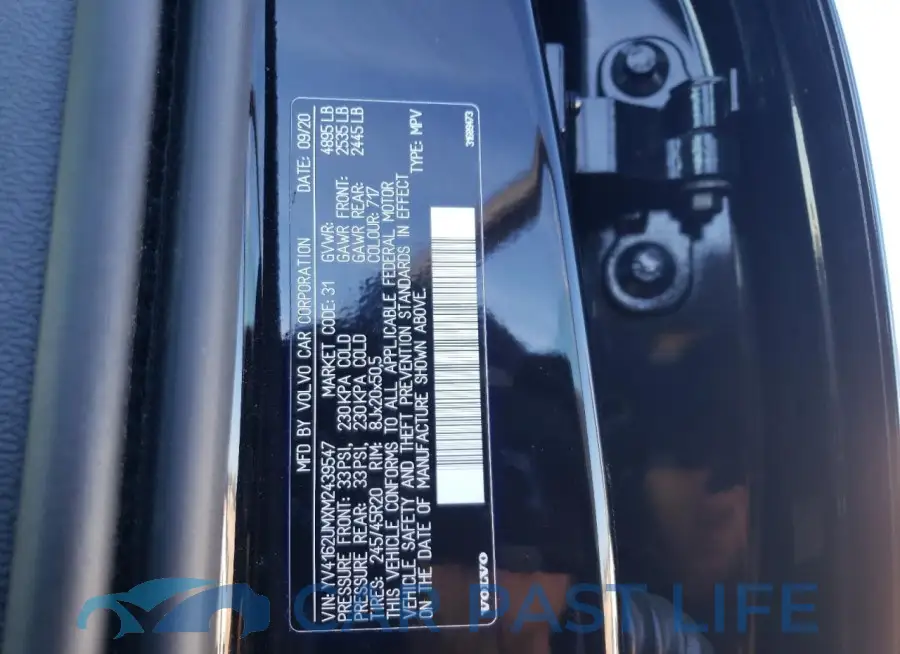 YV4162UMXM2439547# 13